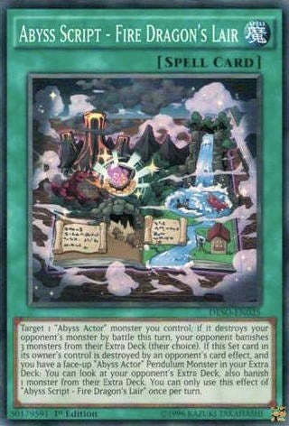 Abyss Script - Fire Dragon’s Lair (25) (DESO) - YuGiOh Single