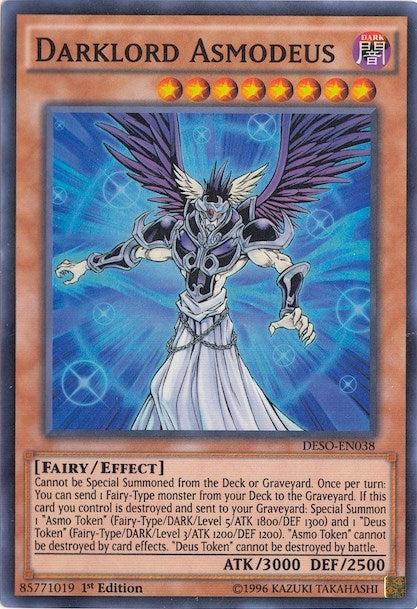 Darklord Asmodeus (38) (DESO) - YuGiOh Single
