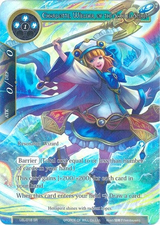 Charlotte Wielder of the Sacred Spirit (Full Art) (18) [LEL] - Force of Will Single