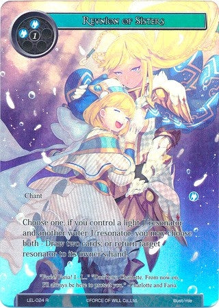 Reunion of Sisters (Full Art) (24) [LEL] - Force of Will Single