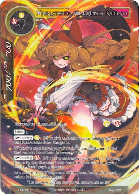 Nyarlathotep the Crimson Radiance (Full Art) (79) [LEL] - Force of Will Single
