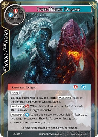 Twin-Headed Dragon (92) [LEL] - Force of Will Single