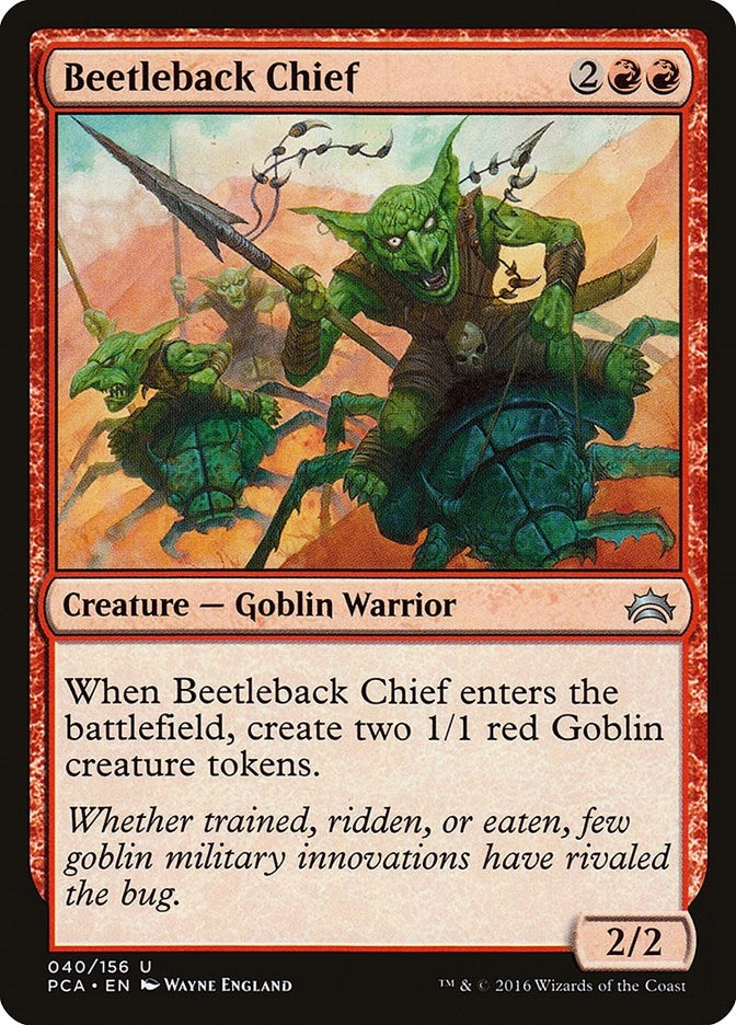 Beetleback Chief (40) [PCA] - MTG Single