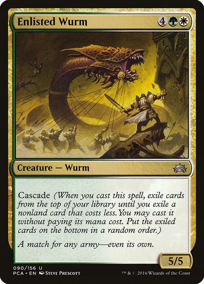 Enlisted Wurm (90) [PCA] - MTG Single