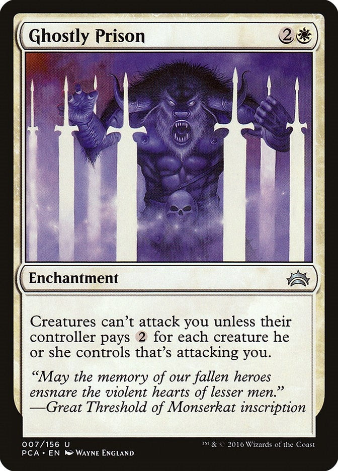 Ghostly Prison (7) [PCA] - MTG Single