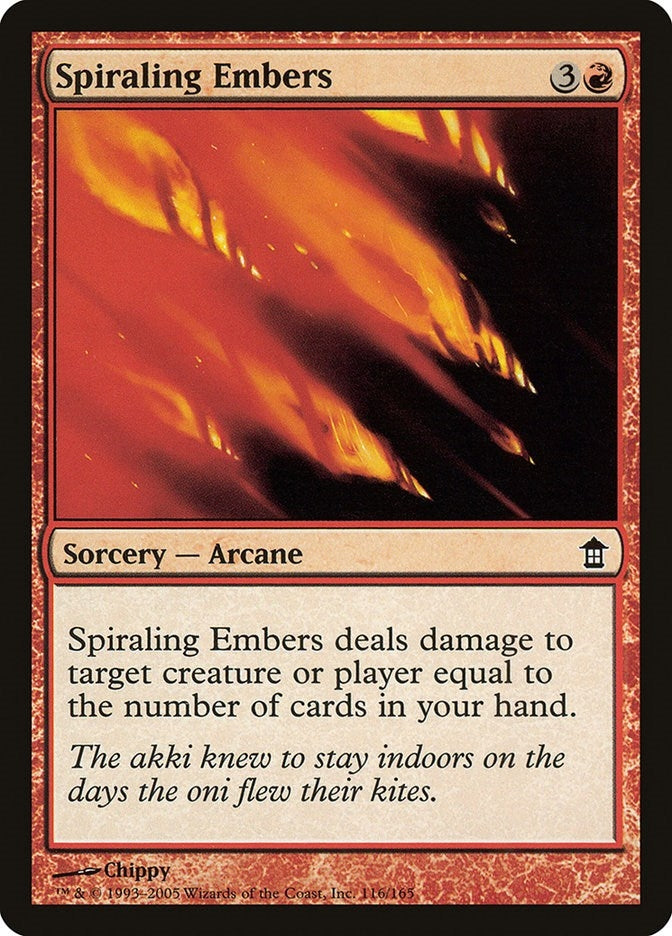 Spiraling Embers (116) [SOK] - MTG Single