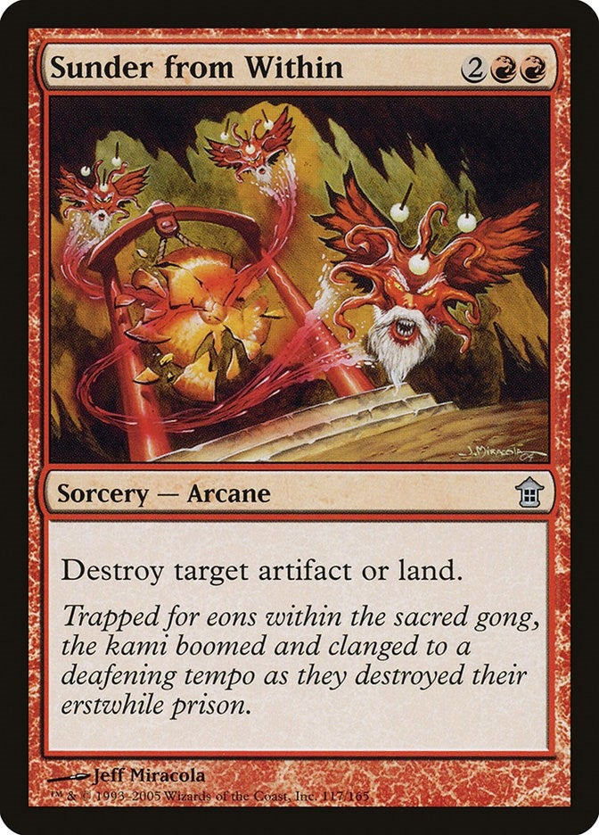 Sunder from Within (117) [SOK] - MTG Single