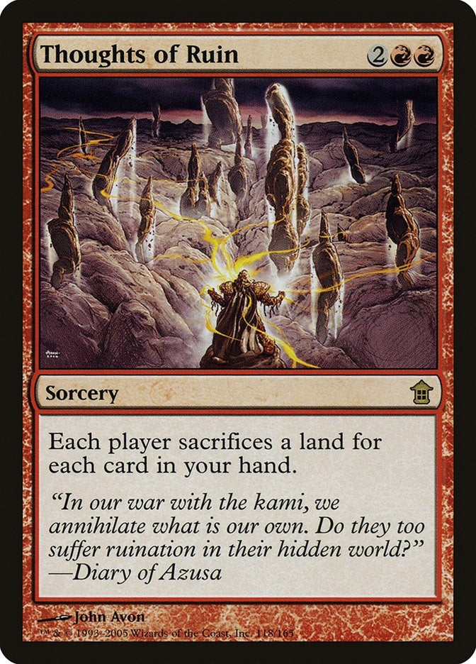 Thoughts of Ruin (118) [SOK] - MTG Single