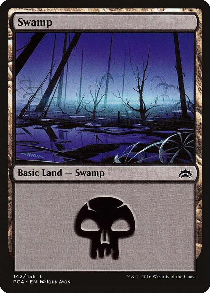 Swamp (142) (142) [PCA] - MTG Single