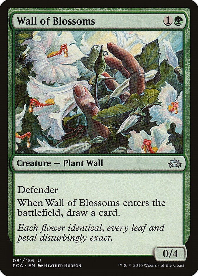 Wall of Blossoms (81) [PCA] - MTG Single