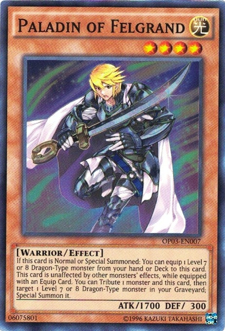 Paladin of Felgrand (3007) (OP03) - YuGiOh Single
