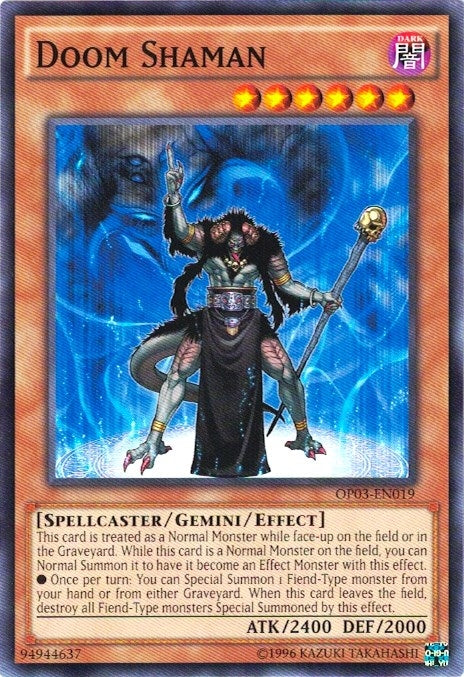 Doom Shaman (3019) (OP03) - YuGiOh Single