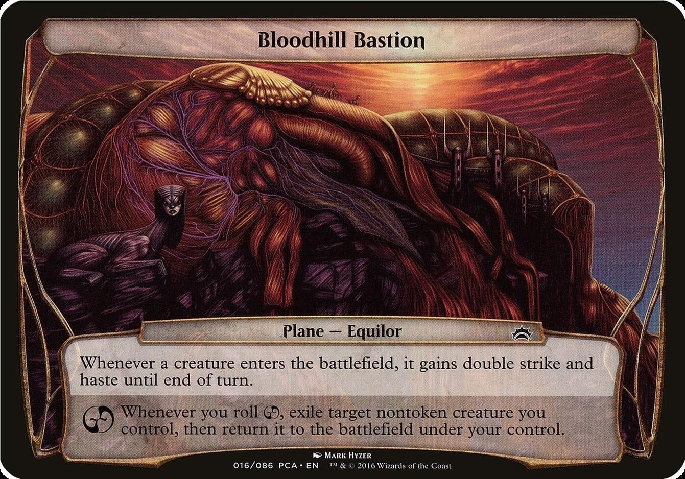 Bloodhill Bastion (Planechase Anthology) [OVER] - MTG Single
