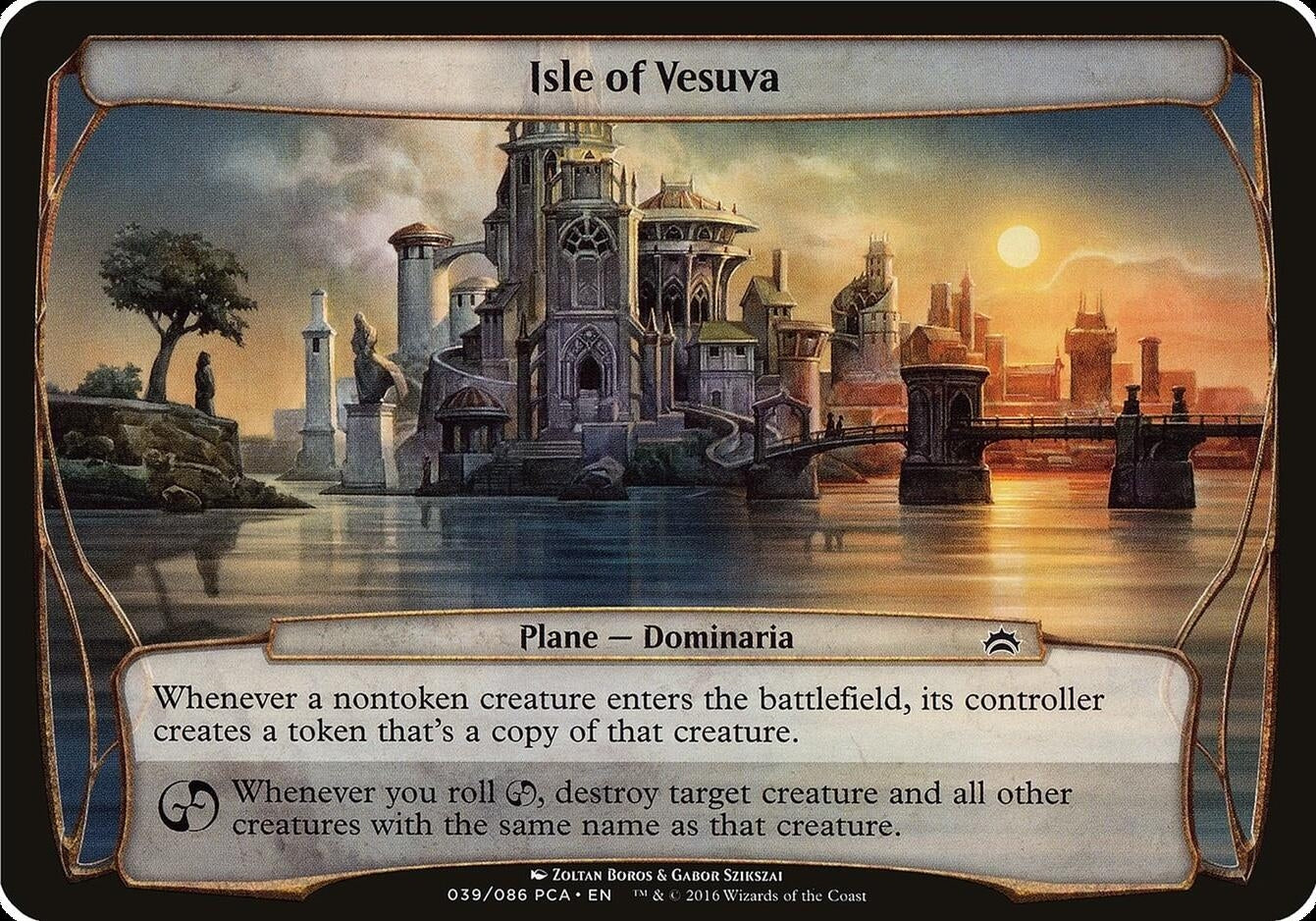 Isle of Vesuva (Planechase Anthology) [OVER] - MTG Single