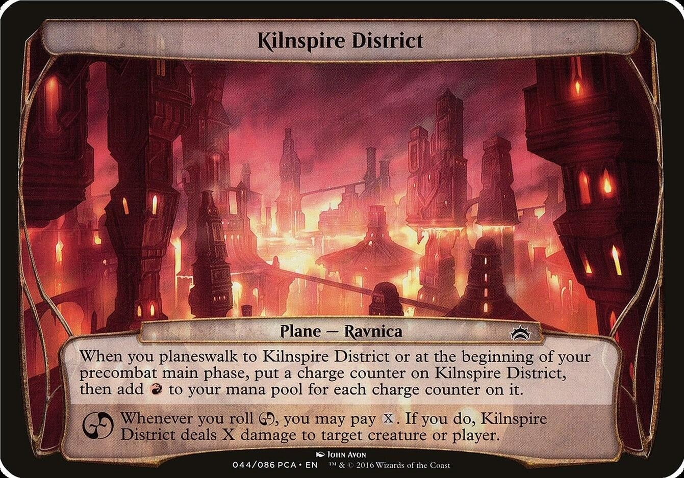 Kilnspire District (Planechase Anthology) [OVER] - MTG Single