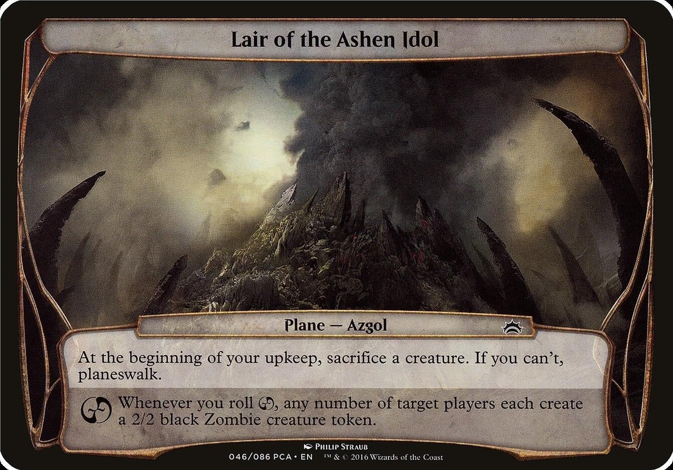Lair of the Ashen Idol (Planechase Anthology) [OVER] - MTG Single