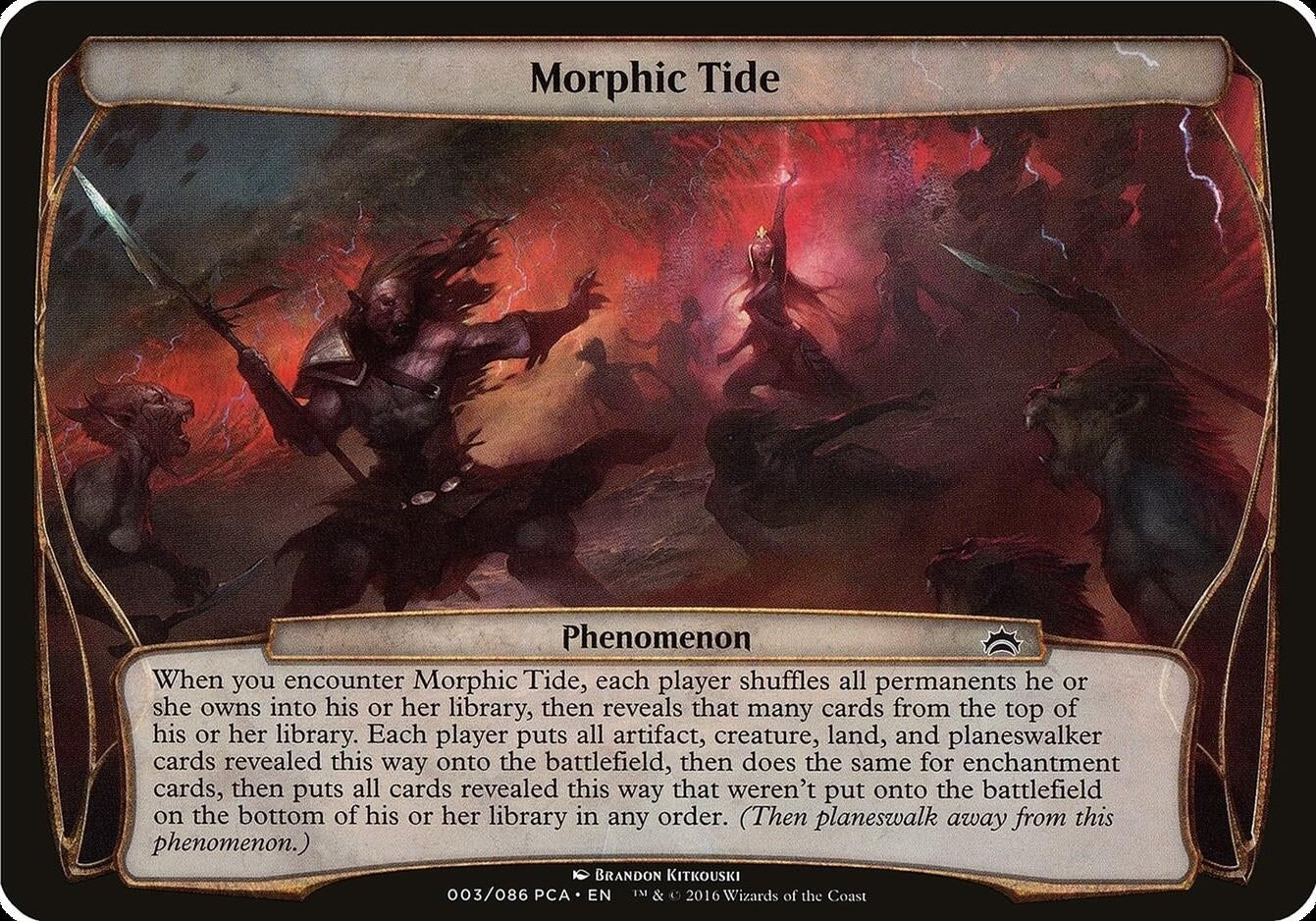 Morphic Tide (Planechase Anthology) [OVER] - MTG Single