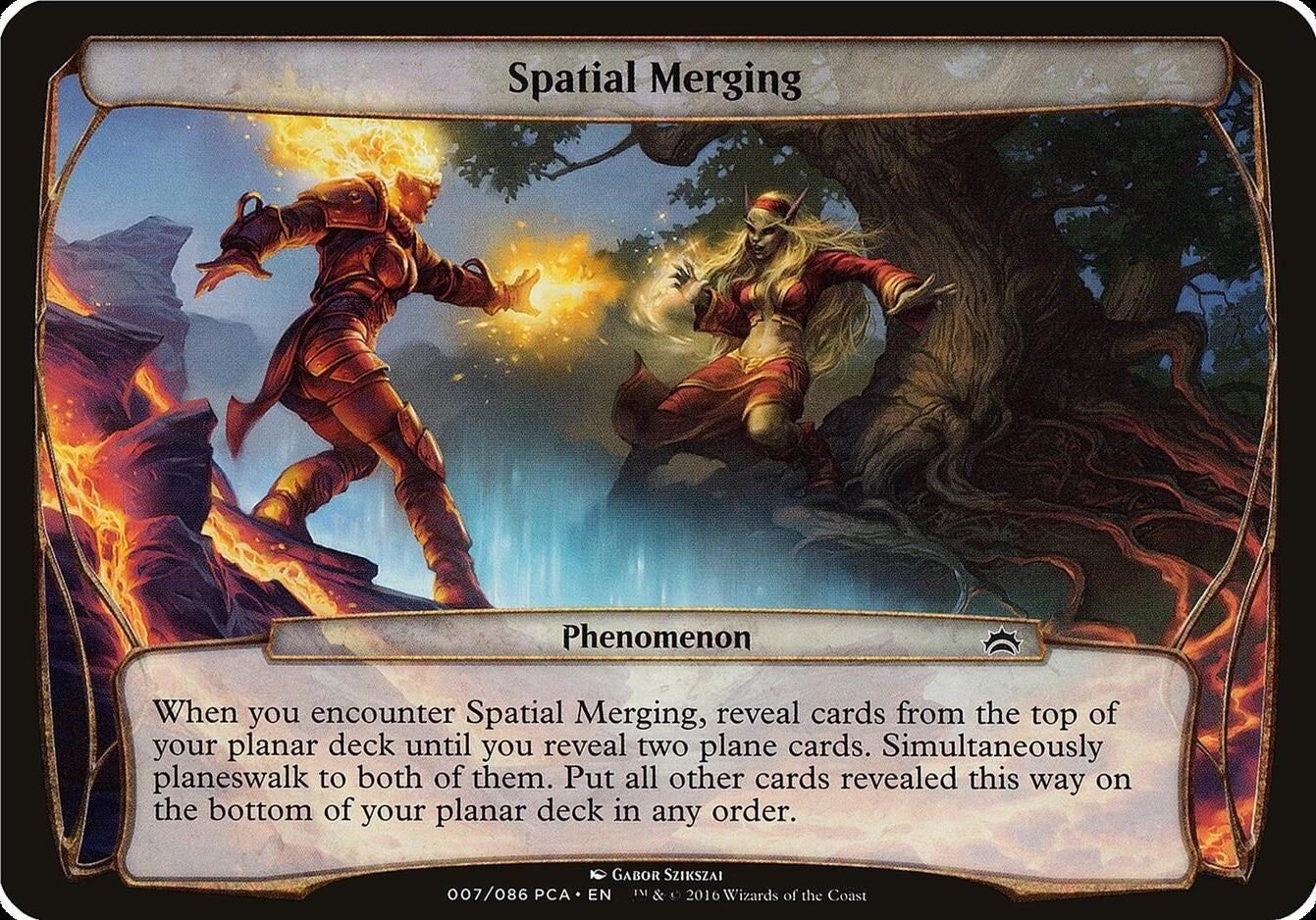 Spatial Merging (Planechase Anthology) [OVER] - MTG Single