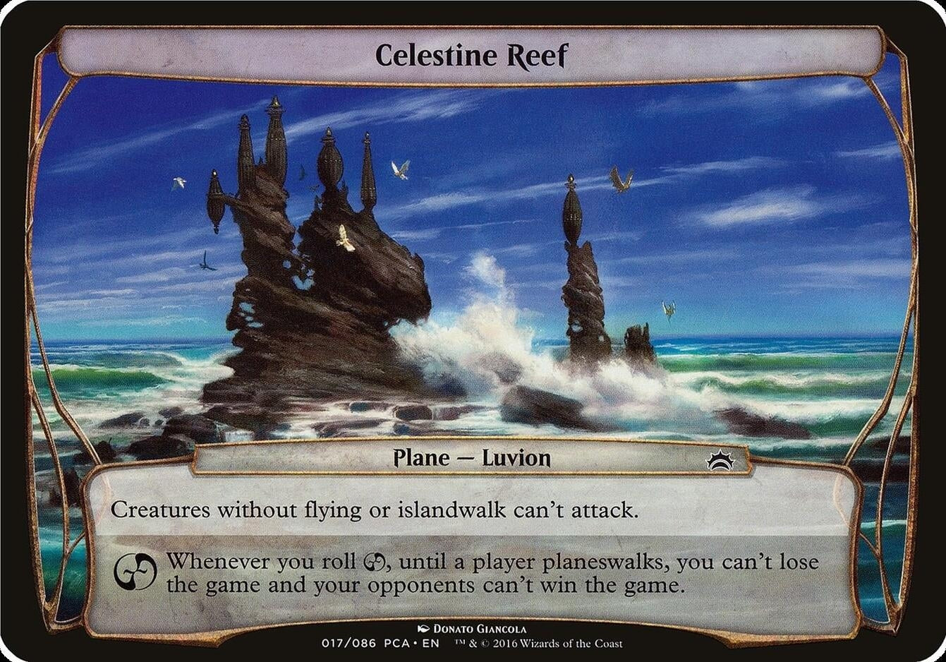 Celestine Reef (Planechase Anthology) [OVER] - MTG Single