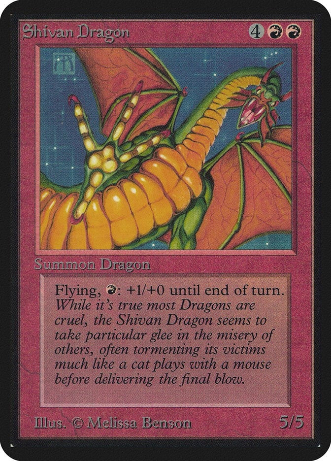 Shivan Dragon [LEA] - MTG Single
