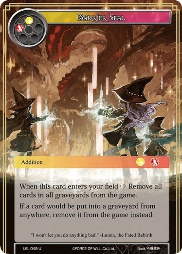 Barrier Seal (45) [LEL] - Force of Will Single
