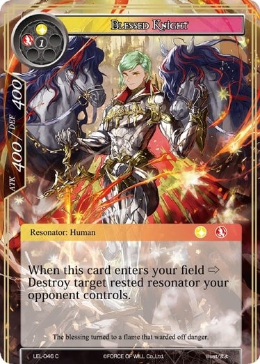 Blessed Knight (46) [LEL] - Force of Will Single