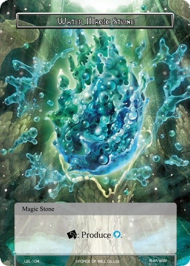 Water Magic Stone (104) [LEL] - Force of Will Single