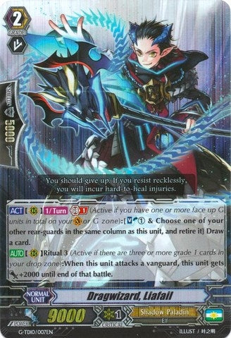Dragwizard Liafail (RRR Foil) (10007) [G-TD10] - Cardfight Vanguard Single