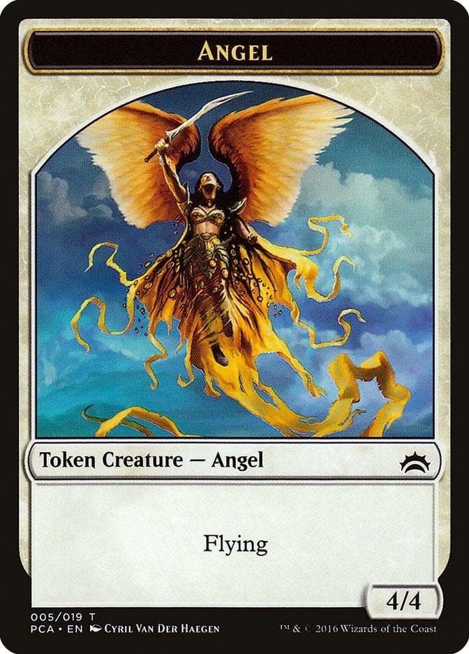 Angel // Saproling Double-sided Token (0) [PCA] - MTG Single