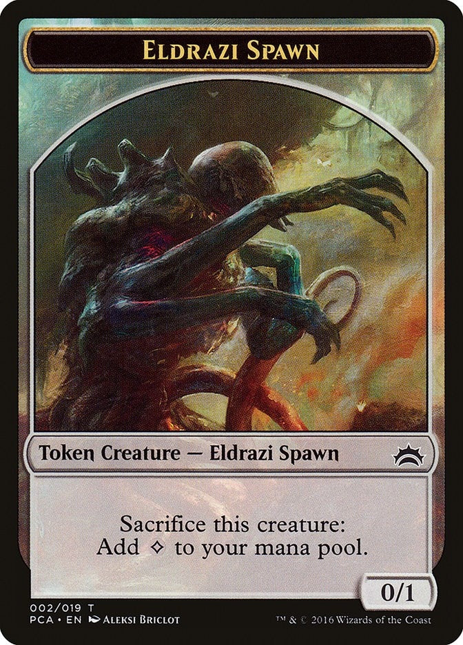 Eldrazi Spawn (002) // Eldrazi Double-sided Token (0) [PCA] - MTG Single