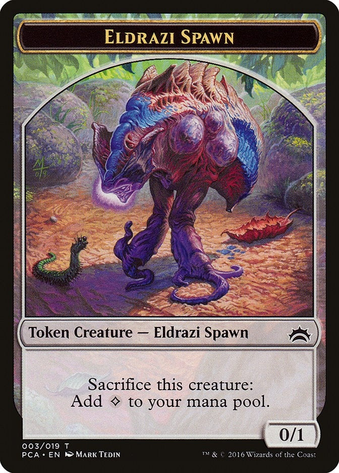 Eldrazi Spawn (003) // Eldrazi Double-sided Token (0) [PCA] - MTG Single
