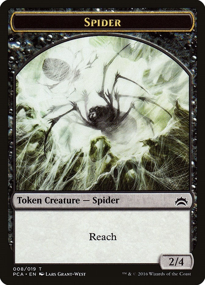 Spider // Saproling Double-sided Token (0) [PCA] - MTG Single