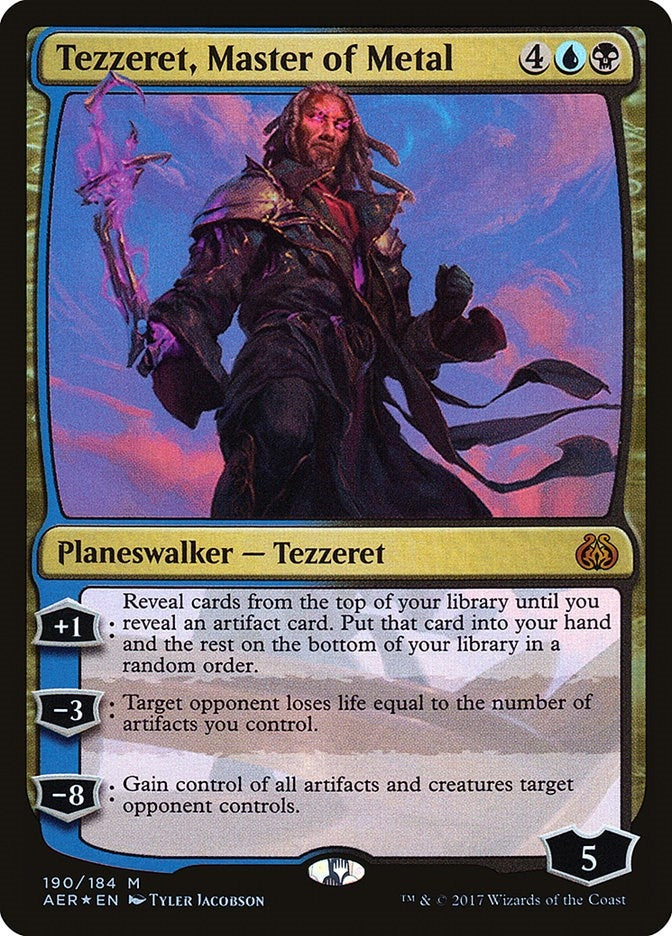 Tezzeret Master of Metal (190) [AER] - MTG Single
