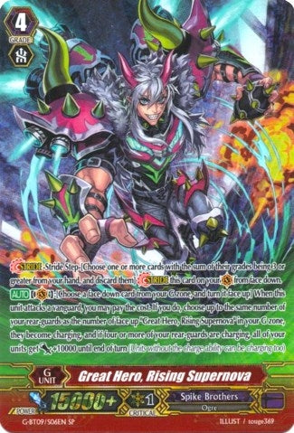 Great Hero Rising Supernova (SP) (906) [G-BT09] - Cardfight Vanguard Single