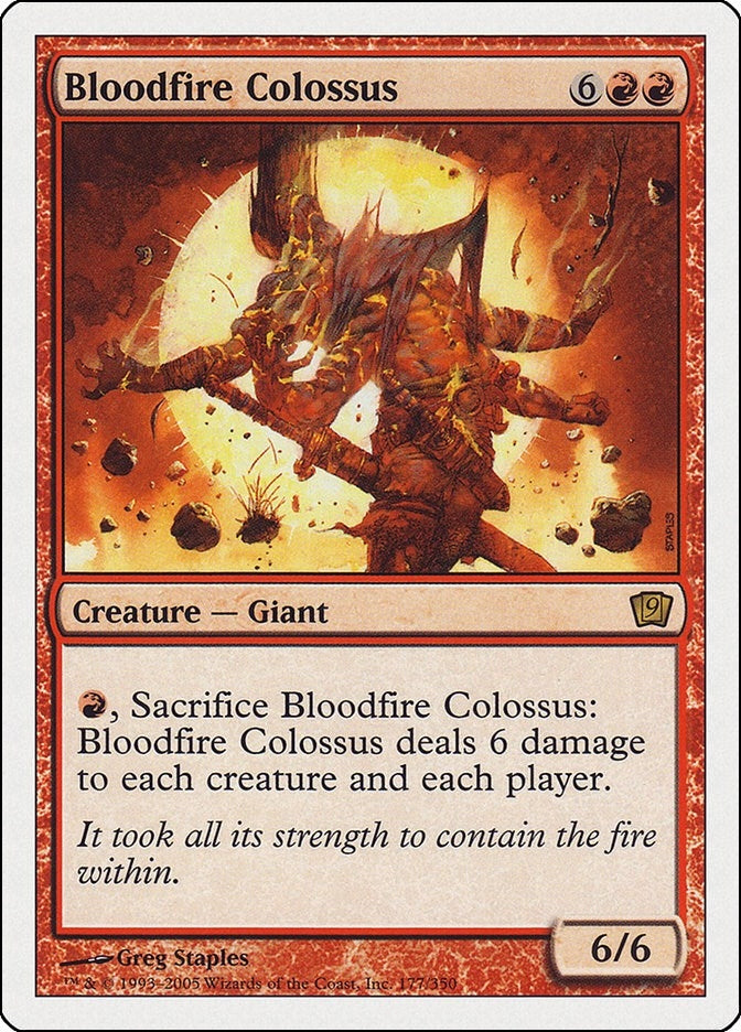 Bloodfire Colossus (177) [9ED] - MTG Single