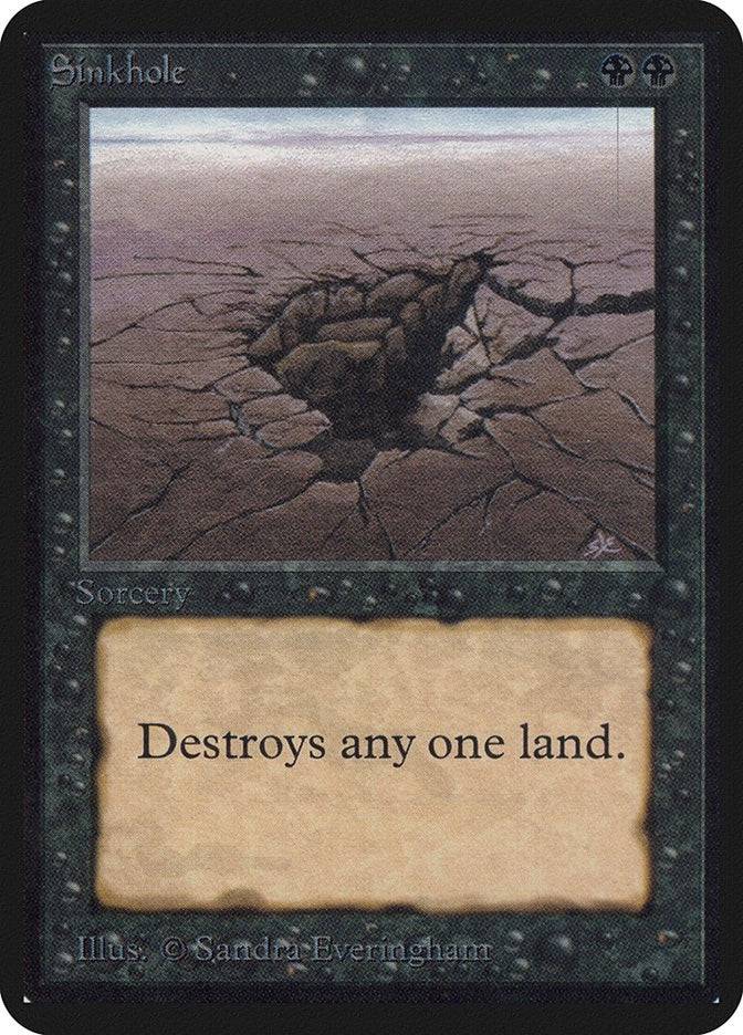 Sinkhole [LEA] - MTG Single