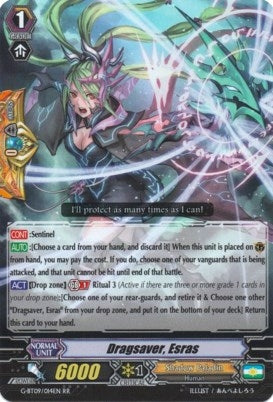 Dragsaver Esras (9014) [G-BT09] - Cardfight Vanguard Single