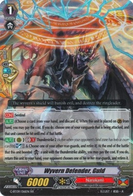 Wyvern Defender Guld (9016) [G-BT09] - Cardfight Vanguard Single