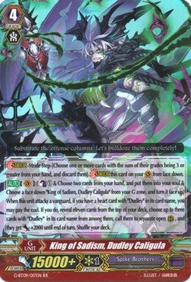 King of Sadism Dudley Caligula (9017) [G-BT09] - Cardfight Vanguard Single