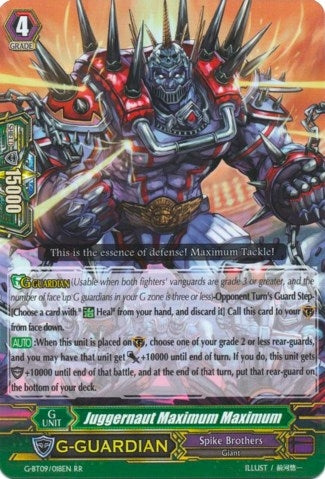 Juggernaut Maximum Maximum (9018) [G-BT09] - Cardfight Vanguard Single