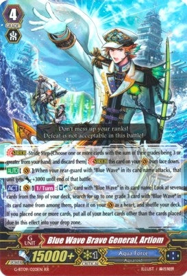 Blue Wave Brave General Artiom (9020) [G-BT09] - Cardfight Vanguard Single