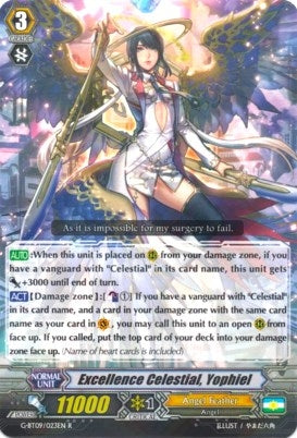 Excellence Celestial Yophiel (9023) [G-BT09] - Cardfight Vanguard Single