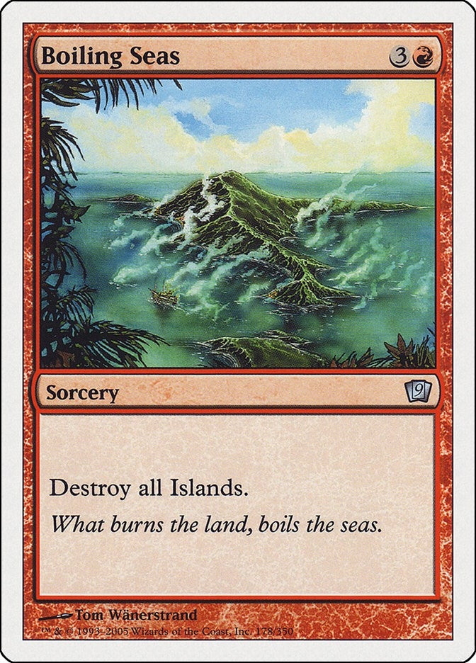 Boiling Seas (178) [9ED] - MTG Single
