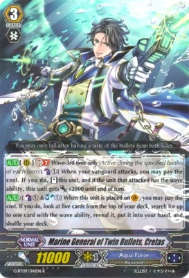 Marine General of Twin Bullets Cretas (9041) [G-BT09] - Cardfight Vanguard Single