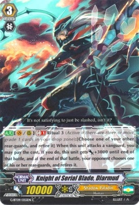 Knight of Serial Blade Diarmud (9055) [G-BT09] - Cardfight Vanguard Single