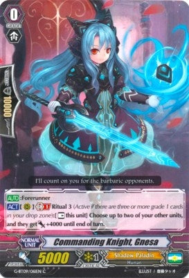 Commanding Knight Gnesa (9061) [G-BT09] - Cardfight Vanguard Single