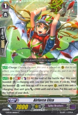 Airforce Eliza (9080) [G-BT09] - Cardfight Vanguard Single