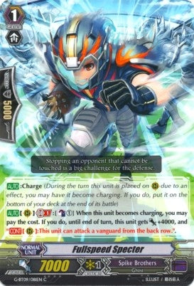 Fullspeed Specter (9081) [G-BT09] - Cardfight Vanguard Single