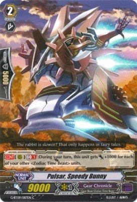 Pulsar Speedy Bunny (9087) [G-BT09] - Cardfight Vanguard Single