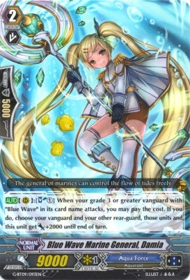 Blue Wave Marine General Damia (9093) [G-BT09] - Cardfight Vanguard Single